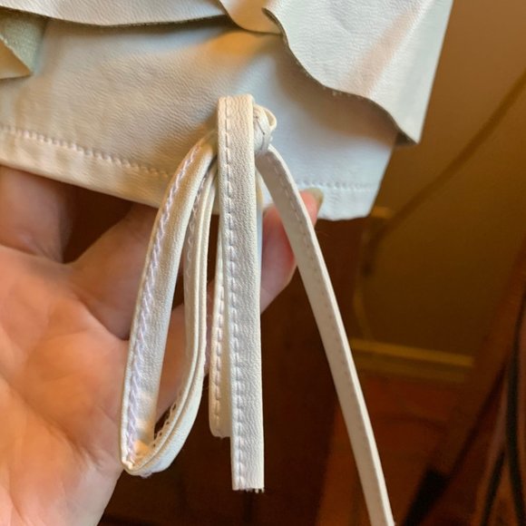 Coat, white, San Francisco, Large, False Leather. - Picture 6 of 10